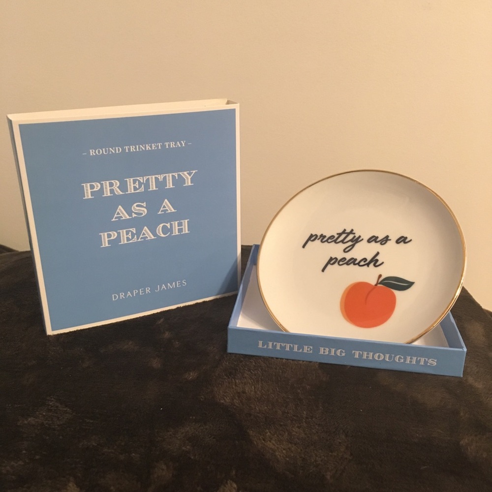 Draper James “Pretty as a Peach” trinket tray